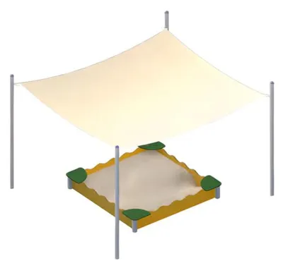 Produktbild von Sandkasten Überdachung Spielbereich Spielgeheg Sandspielbereich Buddelbereich
