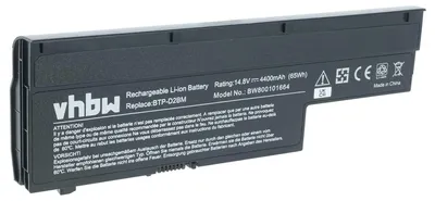Produktbild von vhbw Akku kompatibel mit Medion Akoya P6619, P6618, P6620, E6210, E6212, E6211, P6612, P6611, P6613 Notebook (4400 mAh, 14,8 V, Li-Ion)