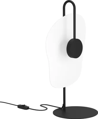 Produktbild von EGLO LED Tischlampe Larderia, ausgefallene Nachttischlampe, Tischleuchte aus Metall, Tisch Lampe für Wohnzimmer und Schlafzimmer, warmweiß