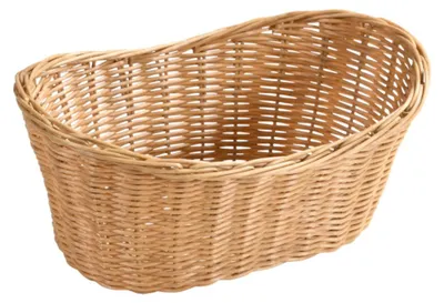 Kesper Brot- und Obstkorb Kunststoffgeflecht natur 28x21x13cm 1 Stück