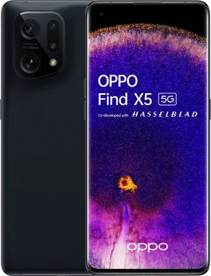 Produktbild von OPPO Find X5 , 16,6 cm (6.55"), 8 GB, 256 GB, 50 MP, Android 12, Schwarz