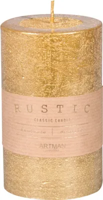 Zdjęcie produktu dla Świeca METALIC Rustykalny cylinder d7x12cm