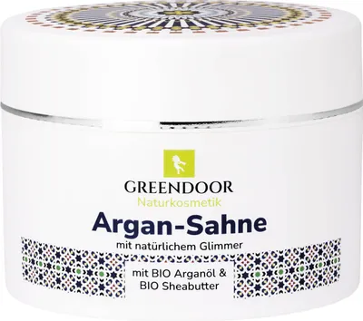 Produktbild von GREENDOOR Argan Sahne mit natürlichem Glimmer