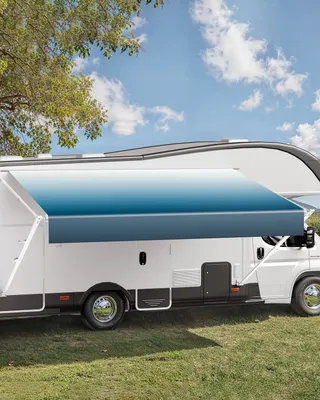Immagine prodotto di VEVOR tenda per caravan tenda universale retrattile per camper (457 cm) tenda impermeabile per camper con telaio in lega di alluminio, con sfumatura di colore