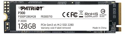 Immagine prodotto di PATRIOT P300 - SSD - 128 GB - interno - M.2 2280 - PCIe 3.0 x4 (NVMe)