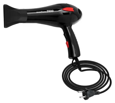 Image de Avizar, sèche-cheveux filaire 820 W avec réglage de la chaleur, noir