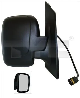 Produktbild von TYC 309-0086 Außenspiegel Seitenspiegel Links für FIAT Scudo (270, 272) Konvex Beheizt