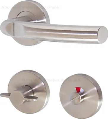 Produktbild von Edelstahl Türbeschlag 36909 R WC Türklinke Türdrücker Türbeschläge