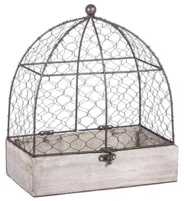 Obrázok produktu pre Dekoratívna klietka pre vtáky 25 x 14 x 29 cm