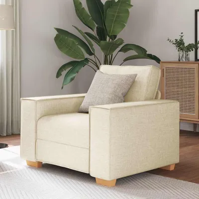 Obrázek produktu pro Maison Exclusive – Pohovka/Křeslo, potah z lnu, rozměry 100x78x84 cm