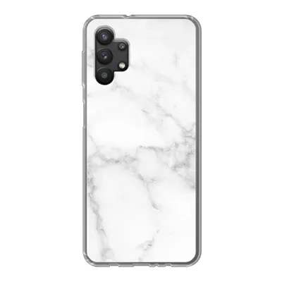 Produktbild von MuchoWow® Handyhülle Schutzhülle Hülle für Samsung Galaxy A32 5G Marmor - Weiß - Grau - Luxus - Marmoroptik - Stein Silikon Softcase Handy Hülle - Softcase