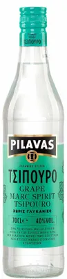 Produktbild von Tsipouro ohne Anis 40% 0,7l Pilavas