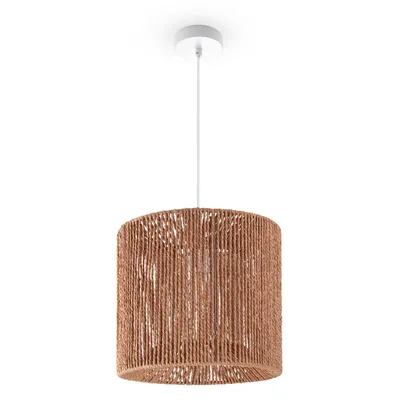 Produktbild von Pendelleuchte Esstisch Papier Boho Hängelampe Esszimmer Lampe E27 Rattan
