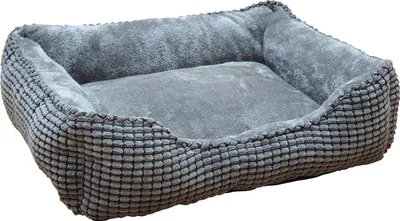 Produktbild von Rechteckiges Bett Classic Garik dunkelgrau 60 x 50 x 18 cm