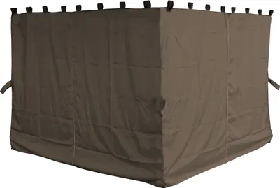 Produktbild von 4 Seitenteile für Pavillon Nizza 3x4m Seitenwand Taupe / Beigegrau RAL 7006