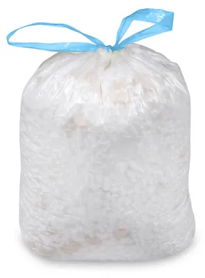 Produktbild von 1000x Mülleimerbeutel Müllbeutel mit Zugband 18 Liter 'S' 45 x 50 cm weiß