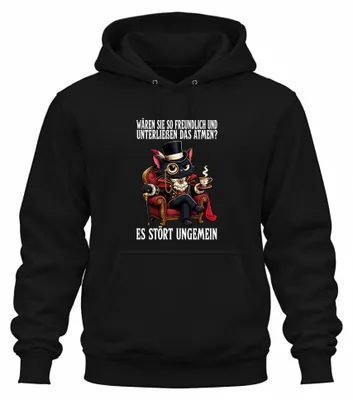 Imagen del producto de "Statement Sarkasmus" - Sudadera con capucha, color negro, talla XL