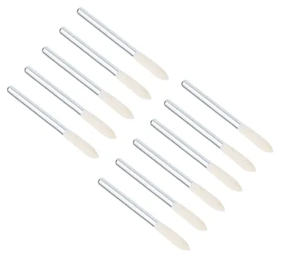 Polierbits aus Wollfilz, konisch, Schaft 3 mm, 15 St.