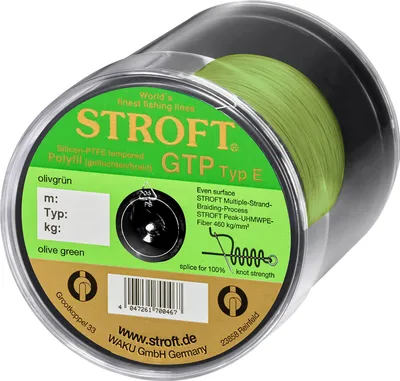 Produktbild von Stroft Schnur GTP Typ E geflochten olivgrün 400m Typ E5 12,00kg