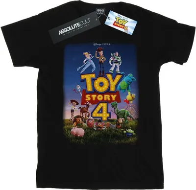 Produktbild von Disney - "Toy Story 4" T-Shirt für Herren BI48451 (3XL) (Schwarz)