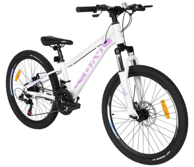 Produktbild von Kinderfahrrad Davi Bonita, 24", 130–160 cm, 21-Gang, Rosa/Weiß