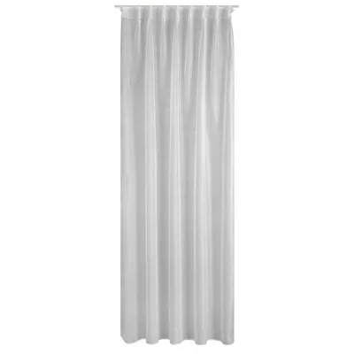 Obrázok produktu pre Design 91, Hotová záclona s riasiacou páskou - Belissa biela, š. 1,4 m x d. 3 m