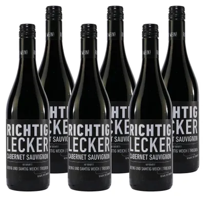 Produktbild von Richtig Lecker Cabernet Sauvignon -trocken- (6 x 0,75L)