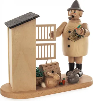 Produktbild von Räuchermann Kaninchenzüchter BxHxT 23x20x10cm NEU