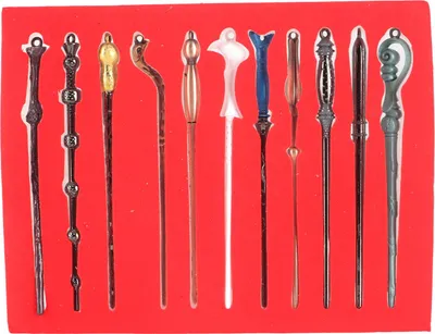 Produktbild von Keychain Halskette Zauberstab Set Legierung 11pcs Magische Sticks mit für Kinder Cosplay Performance