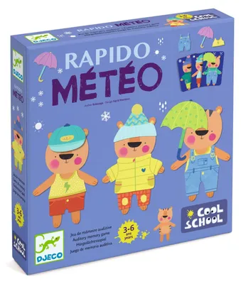 Immagine prodotto di Gioco di memoria Rapido Meteo, Djeco