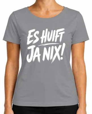 Productafbeelding van Grau dames T-shirt met een grappige uitdrukking in Beiers dialect, maat L