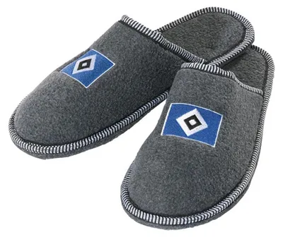 Zdjęcie produktu dla Kapcie Hamburger SV w romby - szare