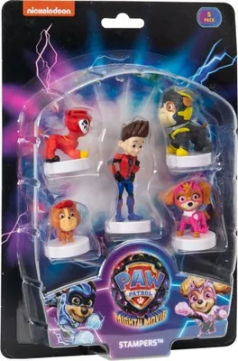 Image de Figurine Paw Patrol avec timbre boîte de 5 pièces