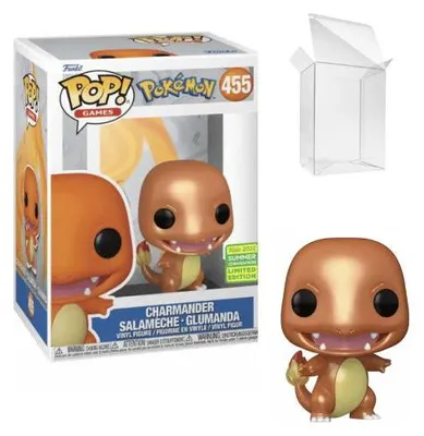 Productafbeelding van Funko Pop! Games: Pokémon - Charmander (Metallic) (Speciale editie voor conventies) - Exclusief