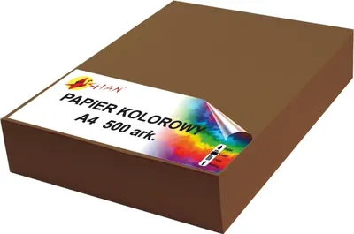 Produktbild von Farbpapier A4 90g braun dunkel 500 Blatt