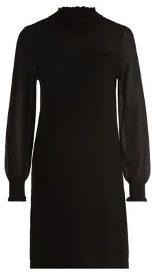 Produktbild von Betty & Co Damen Strickkleid Rollkragen Langarm figurumspielend Uni 95 cm