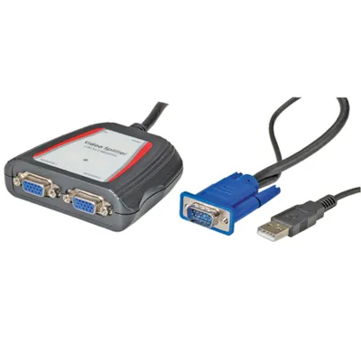 Obrázek produktu pro VALUE Rozbočovač VGA na  2 monitory, 250 MHz (14.99.3523)