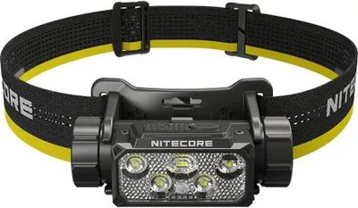 Produktbild von Nitecore HC70 UHE Stirnlampe, 1600 Lumen, breite Lichtaustrittsfläche, inkl. 21700 Li-Ion Akku 6000mAh Typ NL2160