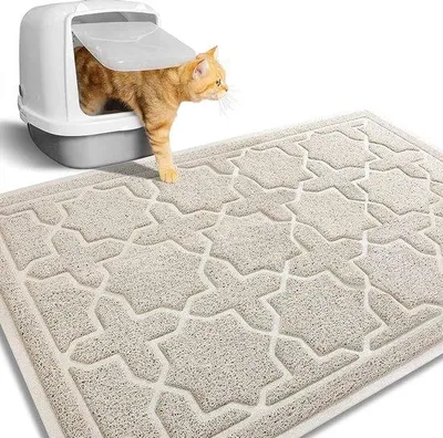 Produktbild von Famanu Katzenstreumatte wasserfest - beige, 90 x 60 cm