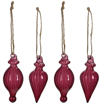 Produktbild von Weihnachtsschmuck aus Glas in 9 cm als Christbaumdeko