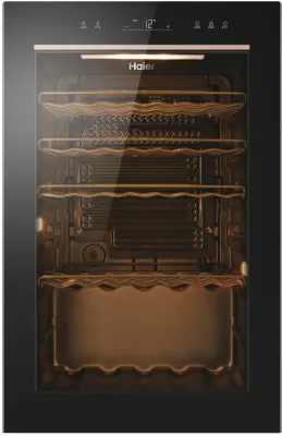 Produktbild von Haier Wine Bank 50 Serie 3 HWS49GAE Weinkühler de Wine Bank 50 Serie 3 HWS49GAE Weinkühler Freistehend Schwarz 49 Flasche(n)