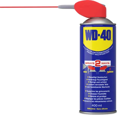Produktbild von Wd-40 Multifunktionsprodukt, 400 ml, Smart Straw, Rostlöser, Schmiermittel, Kontaktspray, Reiniger, Korrosionsschutz
