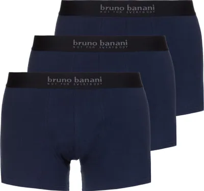 Produktbild von Bruno Banani 3er Pack Energy Baumwolle Retro Short / Pant Elastischer Softgummibund, Enganliegende Comfort Fit Qualität, Gedoppelter Frontbereich