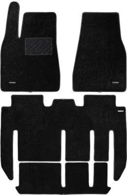 Obrázok produktu pre Tesla Model X 7-Seater 2021-2024 Podlahové rohože do každého počasia - vodotesné protišmykové rohože Premium Protective Mats Black
