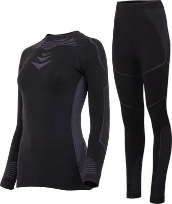 Produktbild von Occulto Damen Thermounterwäsche (Modell: Lindsey) Blk-Grey S