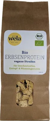 Produktbild von WELA  Erbsenprotein-Streifen 200g Texturat DE-ÖKO-001