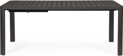 Produktbild von Ausziehbarer Tisch Kiplin 180/240 x 100 x 77 cm Aluminium Anthrazit