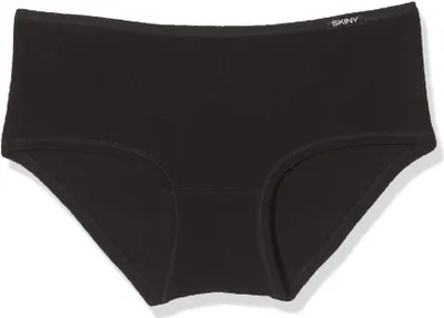 Immagine prodotto di SKINY Damen Panty, 2er Pack - Slip, Pantaloni, Cotone Stretch, Basic Schwarz M