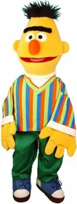 Produktbild von Living Puppets Handpuppe Bert Sesamstrasse klein 35cm SE301