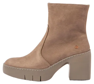 Image de Art Bottines à talons pour Femme 1656 NOBUCK TAUPE/SOFIA Couleur Beige